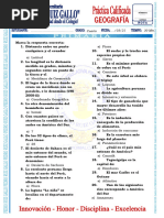 Práctica Calificadaprim Geografia 4to