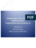 Comparative Study of ULIP & Traditional Plans