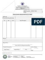 Purchase Requisition Form