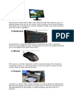 Parts of The Computer