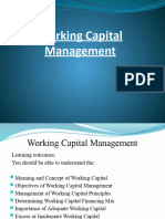 Working Capital Management - Topic 2