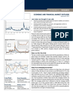 Economic and Financial Market Outlook: Just When We Thought It Was Safe