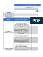 AS-FO-MC-034 Lista de Chequeo Auditoria