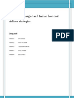 Analysis of EasyJet and Indian Low Cost Airlines Strategies