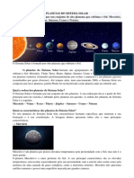 Planetas Do Sistema Solar