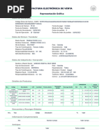 Factura Electrónica de Venta: Representación Gráfica