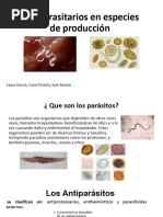 Antiparasitarios en Especies de Producción..