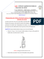 Fiche Fechnique Biopesticide Feuilles de Neem