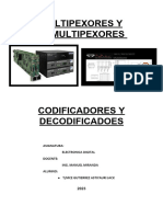 Multipexores y Demultipexores y Decodificador