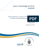 DIPIP 1and 2 Error Analysis Report June 2013