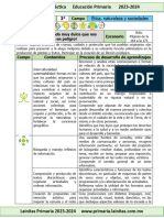 3er Grado Marzo - 01 Un Pasado Muy Dulce Que Nos Une Está en Peligro (2023-2024)