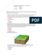 Soal UAS Geografi Kls XII TA 2023-2024