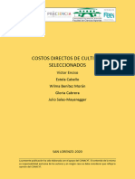 Costos Directos de Cultivos Seleccionados