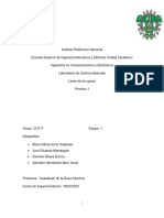 Practica 1. Leyes de Los Gases. Quimica Aplicada - ESIME