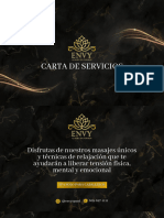 Carta de Servicios Envy Spa