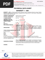 Technical Data Sheet - Bondex J 400