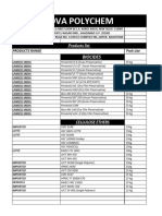 Nova Polychem Products List 15-09-2022