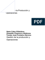 Gestion de La Produccion y Operaciones - Villalobos