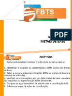 H Slides Inspetor de Soldagem - Metais de Base