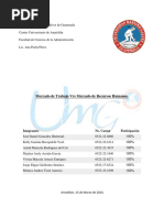 Inv. Mercado de Trabajo vs. Mercado de RH