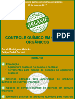 Semin - Rio I - Controle Qu - Mico em Agricultura Org - Nica