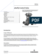 Instruction Manual Fisher 9500 Butterfly Control Valve en 127086