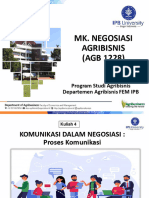 Materi 4 Komunikasi Dalam Negosiasi - Proses Komunikasi - REV 1