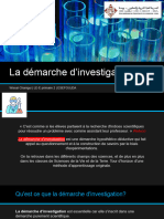 La Démarche D'investigation