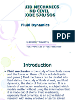 FLUID MECHANICS NOTES 2 - FluidDynamics