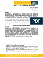 Reforma Geral Da Retomadora de Minério : Resumo