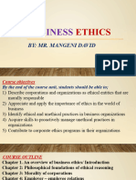 Business Ethics-Introduction