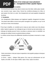 Chapitre 10 Equilibre Liquide - Vapeur