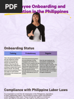 Employee Onboarding and Orientation in The Philippines