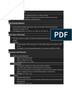 Introduction To Decimals
