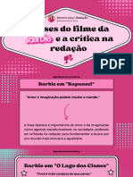 Frases Do Filme Da Barbie e A Crítica Na Redação