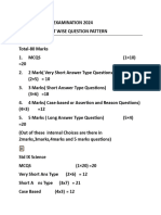 See 2024 Question Pattern, Class Ix