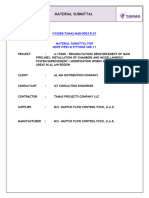 Material Submittal No. 0003 r.01 For Mdpe Pipes & Fittings, Sdr-11 (Naffco Flow Control, U.a.e.)