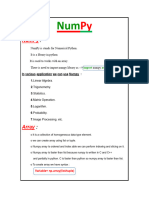 43 Amol Padiyar Numpy Notes