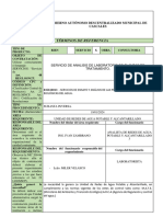 Términos de Referencia: Gobierno Autónomo Descentralizado Municipal de Cascales