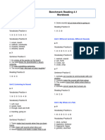 Benchmark Reading 4.1 WB