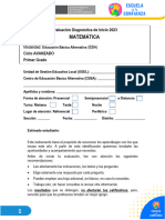 EBA Prueba Matematica 1ero Avanzado