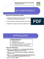 Aula - Materiais de Construção Civil - I