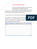 LA CINTA DE OPCIONES DE EXCEL Grado 8 y Taller de 40 Preguntas