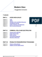 Chemistry A Modern View: Exercise Book 2 Suggested Answers