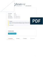 Scrum PSM Mock Assessment Test