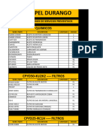 Inventario Biopappel Durango