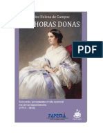 Senhoras Donas: Economia, Povoamento e Vida Material em Terras Maranhenses (1755 - 1822)