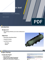 Mesh-Intro 19R2 WS5.2 FEA Workshop Instructions Shell Pressure Vessel