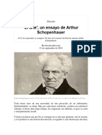 Filosofía Schopenhauer