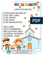 Festas Juninas Texto Com Atividades para Alfabetizacao 3